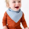 Picture of Konssy Muslin Baby Bibs 10 Pack Baby Bandana Drool Bibs 100% Cotton for Unisex Boys and Girls, Soft Absorbent Set for Teething and Drooling