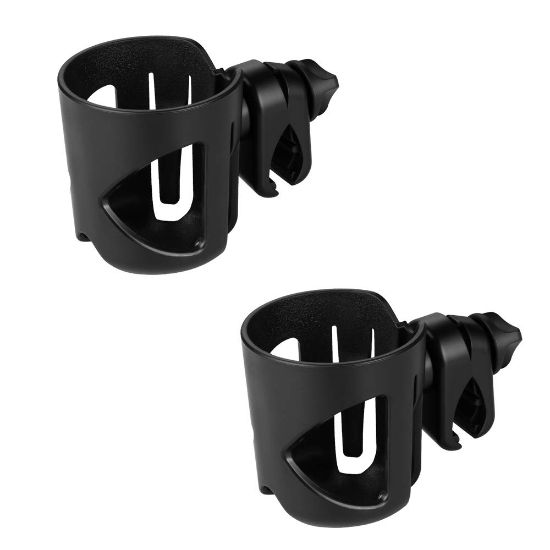 Picture of Accmor Stroller Cup Holder, Universal Cup Holder, 360° Rotatable Large Caliber Designed Bottle Cage for Bike, Stroller, Wheelchair, Walker, Scooter
