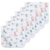 Picture of Looxii Muslin Burp Cloths 100% Cotton Muslin Cloths Large 20''x10'' Extra Soft and Absorbent 6 Pack Baby Burping Cloth for Boys and Girls (Alpaca)