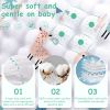 Picture of Looxii Muslin Burp Cloths 100% Cotton Muslin Cloths Large 20''x10'' Extra Soft and Absorbent 6 Pack Baby Burping Cloth for Boys and Girls (Alpaca)