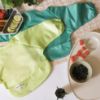 Picture of Tiny Twinkle Mess Proof Baby Bib |2 Pack Waterproof Smock Bib for Eating, Machine Washable Full Sleeve with Pocket (Rainforest, Small 6-24 Months)