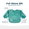 Picture of Tiny Twinkle Mess Proof Baby Bib |2 Pack Waterproof Smock Bib for Eating, Machine Washable Full Sleeve with Pocket (Rainforest, Small 6-24 Months)