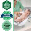 Picture of Summer by Ingenuity Foldaway 2-Position Baby Bath Seat, Adjustable Support for Sink or Bathtub, Ages 0-6 Months up to 20 Pounds, Machine-Washable Sling