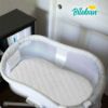 Picture of Bassinet Mattress Pad Cover Compatible with Halo BassiNest Swivel Sleeper, 2 Pack, Waterproof Quilted Ultra Soft Viscose Made from Bamboo Terry Surface, Breathable and Easy Care