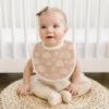 Picture of Konssy Muslin Baby Bibs 8 Pack Baby Bandana Drool Bibs Cotton for Unisex Boys and Girls, Soft Absorbent Set for Teething and Drooling
