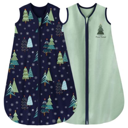 Picture of Yoofoss Baby Sleep Sack 12-18 Months Baby Wearable Blanket 100% Cotton 2-Way Zipper TOG 0.5 Toddler Sleeping Sack 2 Pack