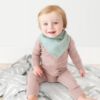 Picture of Konssy Muslin Baby Bibs 10 Pack Baby Bandana Drool Bibs 100% Cotton for Unisex Boys and Girls, Soft Absorbent Set for Teething and Drooling