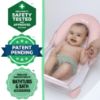 Picture of Summer Infant by Ingenuity Foldaway 2-Position Bather, 2-Position Adjustable Support Baby Bath seat for Sink or Bathtub, Ages 0-6 Months, up to 20 pounds, Pink