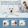 Picture of SafeRest Waterproof Crib Size Mattress Protector - Fitted with Stretchable Pockets - Machine Washable Cotton Mattress Cover for Bed