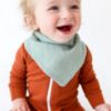Picture of Konssy Muslin Baby Bibs 10 Pack Baby Bandana Drool Bibs 100% Cotton for Unisex Boys and Girls, Soft Absorbent Set for Teething and Drooling