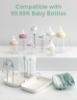 Picture of Momcozy Bottle Brush Set - Baby Bottle Cleaner Kit with Silicone Brush, Nipple Brush, Straw Brush, Soap Dispenser, Drying Rack - 7 in 1 Bottle Cleaning Tool for Home and Travel, Green