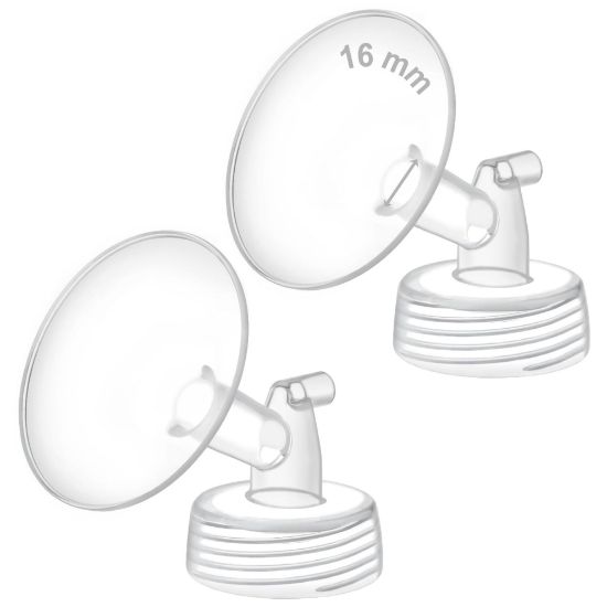 Picture of Maymom 16mm Wide Neck Pump Part for Spectra S1/S2 Pumps; Compatible with Motif Luna Pump; Incl Wide Mouth Flange; Not Original Spectra Flange