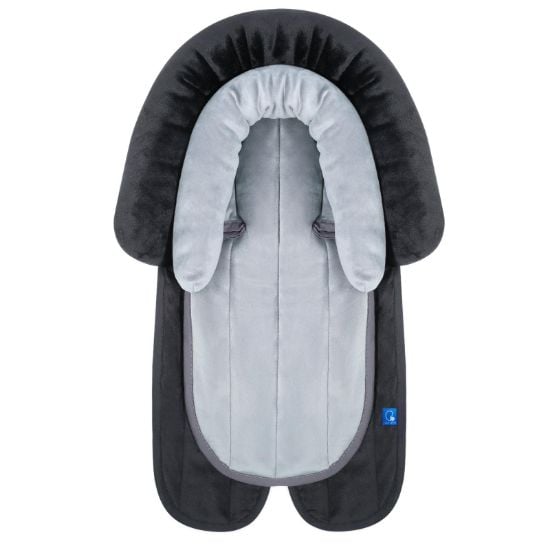 Picture of COOLBEBE New 2-in-1 Babybody Supports for Baby Newborn Infants - Extra Soft Stroller Cushion Pads Car Seat Insert, Seasons, Black