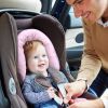 Picture of COOLBEBE New 2-in-1 Babybody Supports for Baby Newborn Infants - Extra Soft Stroller Cushion Pads Car Seat Insert, Seasons, Pink
