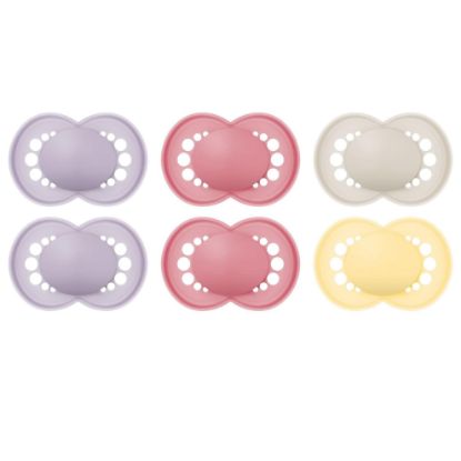 Picture of MAM Original Matte Baby Pacifiers, Binky for 6-16 Months, BPA-Free Silicone Nipple, Easy to Clean, Best for Breastfed Babies, Developed with Medical Experts, 6 Count Binkies