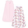 Picture of Hudson Baby Unisex Baby Cotton Wearable Sleeping Bag, Sack, Blanket, Floral Bouquet Sleeveless, 3-9 Months