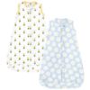 Picture of Hudson Baby Unisex Baby Cotton Wearable Sleeping Bag, Sack, Blanket, Daisy Bee Sleeveless, 3-9 Months