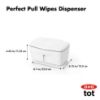 Picture of OXO Tot Perfect Pull Wipes Dispenser - Gray, 1 Count (Pack of 1)