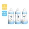 Picture of MAM 9oz Easy Start Anti-Colic Baby Bottles, Medium Flow, Breastfeeding-Like Silicone Nipple Bottle, Reduces Colic, Gas, & Reflux, Easy-to-Clean, BPA-Free, Colors May Vary