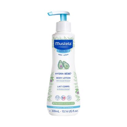 Picture of Mustela Hydra Bebe Body Lotion Daily Moisturizing Baby Lotion with Natural Avocado, Jojoba and Sunflower Oil,10.14 Fl Oz (Pack of 1)