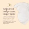 Picture of Burt's Bees Baby Diaper Rash Ointment, Maximum Strength, 40% Zinc Oxide, 100% Natural Origin, Pediatrician Tested, Net Weight 3 Ounces , Pack of 2