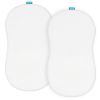Picture of 100% Cotton Bassinet Sheets Compatible with Halo Bassinest Swivel, Flex, Glide, Premiere & Luxe Series Sleeper, 2 Pack, Ultra Soft Bassinet Sheet for Baby, White