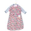 Picture of Hudson Baby Unisex Baby Cotton Long-Sleeve Wearable Sleeping Bag, Sack, Blanket, Pink Blue Pretty Floral, 3-9 Months