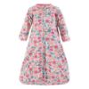 Picture of Hudson Baby Unisex Baby Cotton Long-Sleeve Wearable Sleeping Bag, Sack, Blanket, Pink Blue Pretty Floral, 3-9 Months