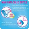 Picture of MAM Easy Start Anti-Colic Bottle 5 oz (3-Count), Baby Essentials, Slow Flow Bottles with Silicone Nipple, Baby Bottles for Baby Boy, Blue