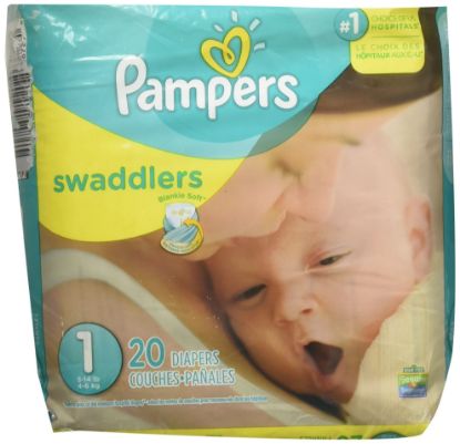 Picture of Pamper Swaddler Size 1, 20 Diapers (Package May Vary)