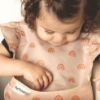 Picture of Tiny Twinkle Mess-Proof Baby Bib - Waterproof Bib for Baby Girl - Machine Washable - Adjustable Closure - PVC, BPA, & Phthalate Free - Great for Travel - Baby Food Bibs (3 Pack, Boho Set)