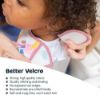 Picture of Tiny Twinkle Mess-Proof Baby Bib - Waterproof Bib for Baby Girl - Machine Washable - Adjustable Closure - PVC, BPA, & Phthalate Free - Great for Travel - Baby Food Bibs (3 Pack, Butterfly)