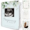 Picture of Pregnancy Journal for First Time Moms Gifts - 90 Pages Hardcover Pregnancy Memory Book, Beautiful & Cute Baby Book Keepsake, Ultrasound Baby Scrapbook, First Mother's Day Gifts (Frost)