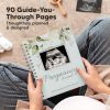 Picture of Pregnancy Journal for First Time Moms Gifts - 90 Pages Hardcover Pregnancy Memory Book, Beautiful & Cute Baby Book Keepsake, Ultrasound Baby Scrapbook, First Mother's Day Gifts (Frost)