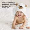 Picture of KeaBabies Baby Hooded Towel - Viscose Derived from Bamboo Baby Towel, Toddler Bath Towel, Infant Towels, Large Hooded Towel, Soft Baby Towels with Hood for Girls, Babies, Newborn Boys (Grizzly)