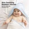 Picture of KeaBabies Hooded Baby Towel for Newborn - Viscose Derived from Bamboo Large Baby Bath Towels with Hood for Boys, Girls, Toddler, Extra Absorbent & Soft Newborn Bath Essentials (Blue Whale)