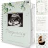 Picture of Pregnancy Journal for First Time Moms Gifts - 90 Pages Hardcover Pregnancy Memory Book, Beautiful & Cute Baby Book Keepsake, Ultrasound Baby Scrapbook, First Mother's Day Gifts (Sage)