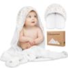 Picture of KeaBabies Baby Hooded Towel - Viscose Derived from Bamboo Baby Towel, Toddler Bath Towel, Infant Towels, Large Hooded Towel, Soft Baby Towels with Hood for Girls, Babies, Newborn Boys(Wildflowers)