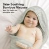 Picture of KeaBabies Baby Hooded Towel - Viscose Derived from Bamboo Baby Towel, Toddler Bath Towel, Infant Towels, Large Hooded Towel, Soft Baby Towels with Hood for Girls, Babies, Newborn Boys (Serenity)