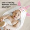 Picture of KeaBabies Baby Hooded Towel - Viscose Derived from Bamboo Baby Towel, Toddler Bath Towel, Infant Towels, Large Hooded Towel, Soft Baby Towels with Hood for Girls, Babies, Newborn Boys (Unicorn)
