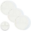 Picture of WeeSprout Suction Plates for Babies With Lids & Toddlers - 100% Silicone, Dinnerware Stays Put, Divided Design for Picky Eaters, Microwave & Dishwasher Friendly, 3 Pack