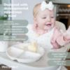 Picture of WeeSprout Suction Plates for Babies & Toddlers - 100% Silicone, Dinnerware Stays Put, Divided Design for Picky Eaters, Microwave & Dishwasher Friendly, 3 Pack