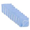 Picture of Synrroe Burp Cloths Large, Muslin Burp Cloths for Baby Girls and Boys, Pack of 10 Extra Absorbent and Soft Muslin, 6 Layers 20 by 10 Inches 100% Cotton (Blue 10 Pack)