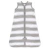 Picture of Burt's Bees Baby Baby Beekeeper Wearable Blanket, 100% Organic Cotton, Swaddle Transition Sleeping Bag, Quilted Grey Rugby, Medium