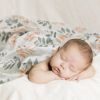 Picture of Muslin Swaddle Blankets for Newborn, 3 Pack Breathable Soft Receiving Blanket, Large 38 x 40 inches Swaddle Wrap Burping Clothes Diapers, Essentials Infant Shower Items, Toddler Gift (Gentle Colors)