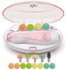 Picture of Baby Nail Trimmer 21 in 1, Usage Labeled Case & 13 Extra Replacement Tools, Royal Angels Baby Electric Nail File, Baby Nail Care, Nail Clipper Newborn Toddler Toes & Fingernails Nail Kit (Pink)