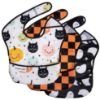Picture of Tiny Twinkle Mess-Proof Baby Bib - Waterproof Bib for Baby Girl or Boy- Machine Washable - Adjustable Closure - PVC, BPA, & Phthalate Free - Great for Travel - Baby Food Bibs (3 Pack,Halloween)