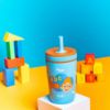 Picture of Zak Designs Blippi Kelso Toddler Cups For Travel or At Home, 12oz Vacuum Insulated Stainless Steel Sippy Cup With Leak-Proof Design is Perfect For Kids (Blippi)
