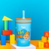 Picture of Zak Designs Blippi Kelso Toddler Cups For Travel or At Home, 12oz Vacuum Insulated Stainless Steel Sippy Cup With Leak-Proof Design is Perfect For Kids (Blippi)