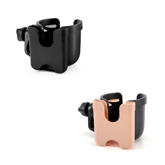 Picture of Accmor Stroller Cup Holder with Phone Holder, Bike Cup Holder, Universal Cup Holder for Uppababy Nuna Doona Strollers, 2-in-1 Cup Phone Holder for Stroller, Bike, Wheelchair, Walker, Scooter